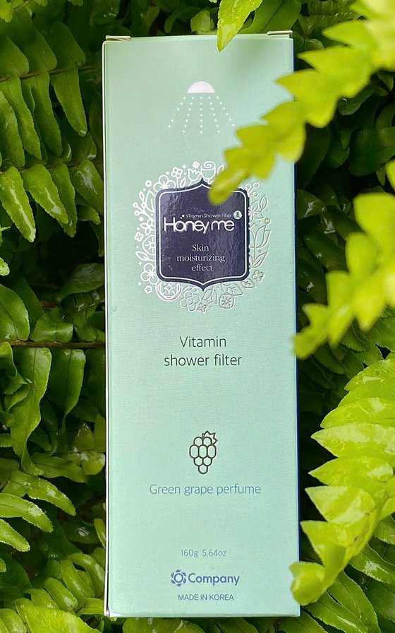 Green grape vitamin shower filter box