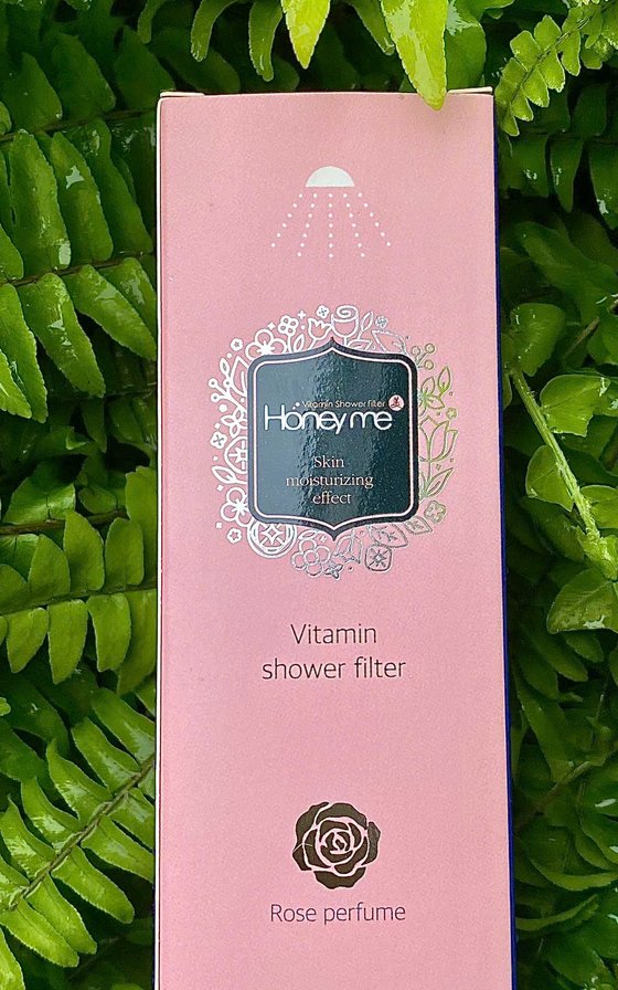 Rose vitamin shower filter box